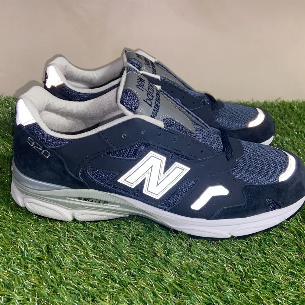 New Balance 920 Navy Blue 3M Silver Reflective M920CNV MADE in ENGLAND Mens